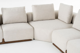 81582 Divani Casa Simone - Modern Off-White Fabric Sectional Sofa by VIG Furniture