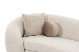 81827 Modrest - Kilmer Modern Off-White Curved Fabric Sectional Sofa by VIG Furniture
