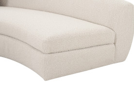 81827 Modrest - Kilmer Modern Off-White Curved Fabric Sectional Sofa by VIG Furniture