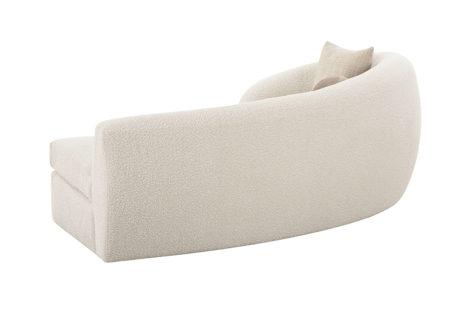 81827 Modrest - Kilmer Modern Off-White Curved Fabric Sectional Sofa by VIG Furniture