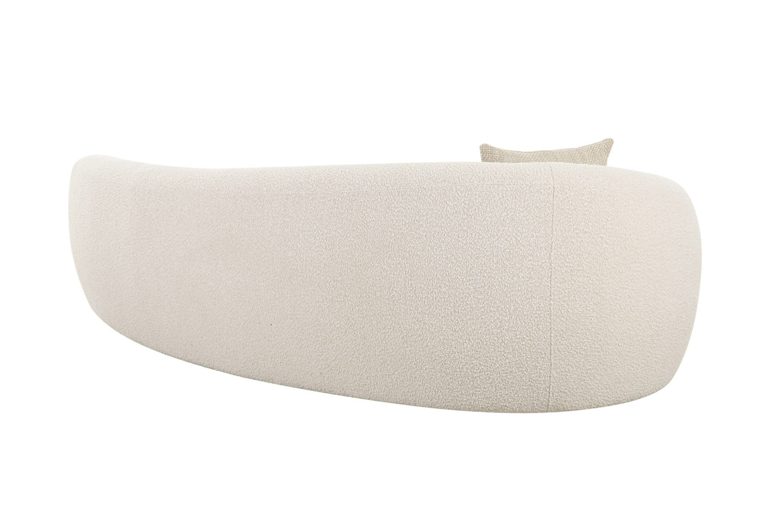81827 Modrest - Kilmer Modern Off-White Curved Fabric Sectional Sofa by VIG Furniture