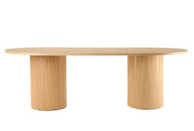 81970 Modrest Miami - Modern Natural Oak Oval Dining Table by VIG Furniture