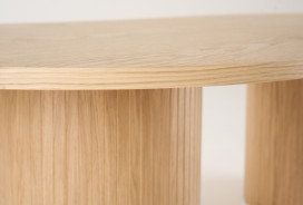 81970 Modrest Miami - Modern Natural Oak Oval Dining Table by VIG Furniture