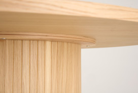 81970 Modrest Miami - Modern Natural Oak Oval Dining Table by VIG Furniture