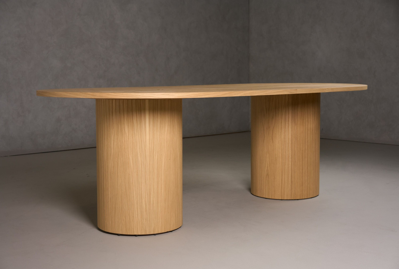 81970 Modrest Miami - Modern Natural Oak Oval Dining Table by VIG Furniture