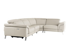 81731 Lamod Italia Wonder - Italian Modern Grey Leather Sectional Sofa with Recliners by VIG Furniture