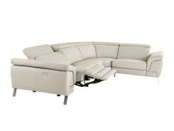 81731 Lamod Italia Wonder - Italian Modern Grey Leather Sectional Sofa with Recliners by VIG Furniture