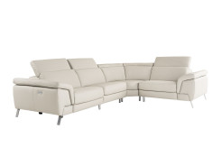 81731 Lamod Italia Wonder - Italian Modern Grey Leather Sectional Sofa with Recliners by VIG Furniture