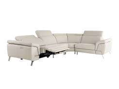 81731 Lamod Italia Wonder - Italian Modern Grey Leather Sectional Sofa with Recliners by VIG Furniture