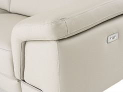 81731 Lamod Italia Wonder - Italian Modern Grey Leather Sectional Sofa with Recliners by VIG Furniture