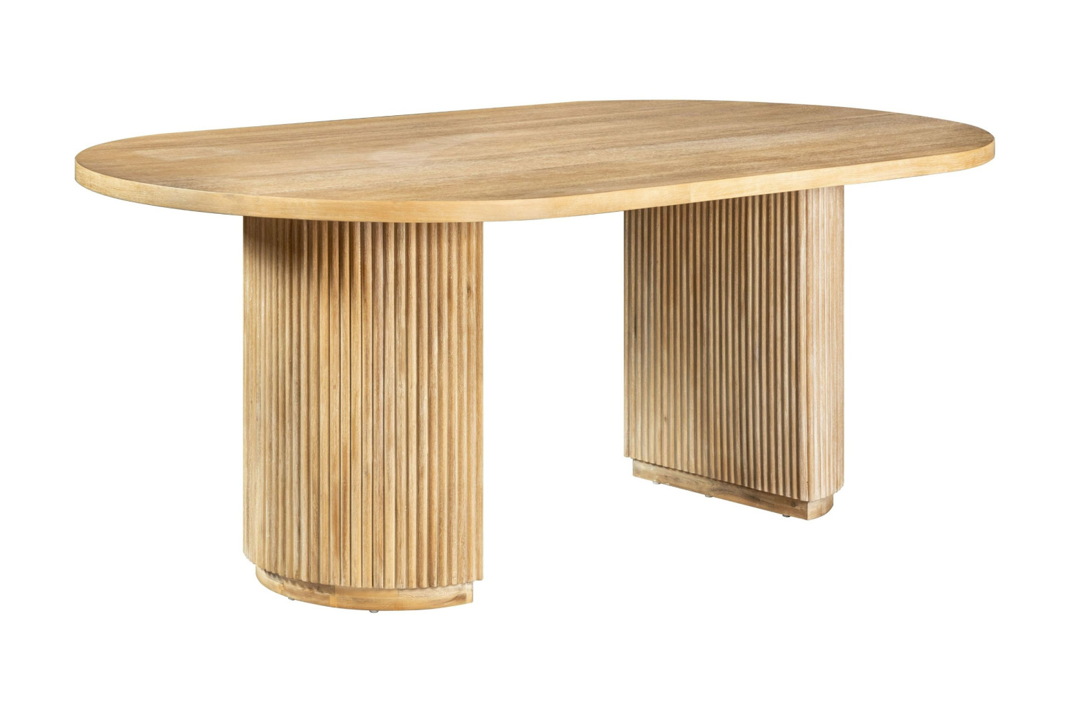 81740 Modrest Jacobson - Modern Natural Acacia Oval Dining Table By VIG Furniture