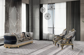 HD 9013  Homey Design Upholstery Living Room Set Victorian, European & Classic Design Sofa Set
