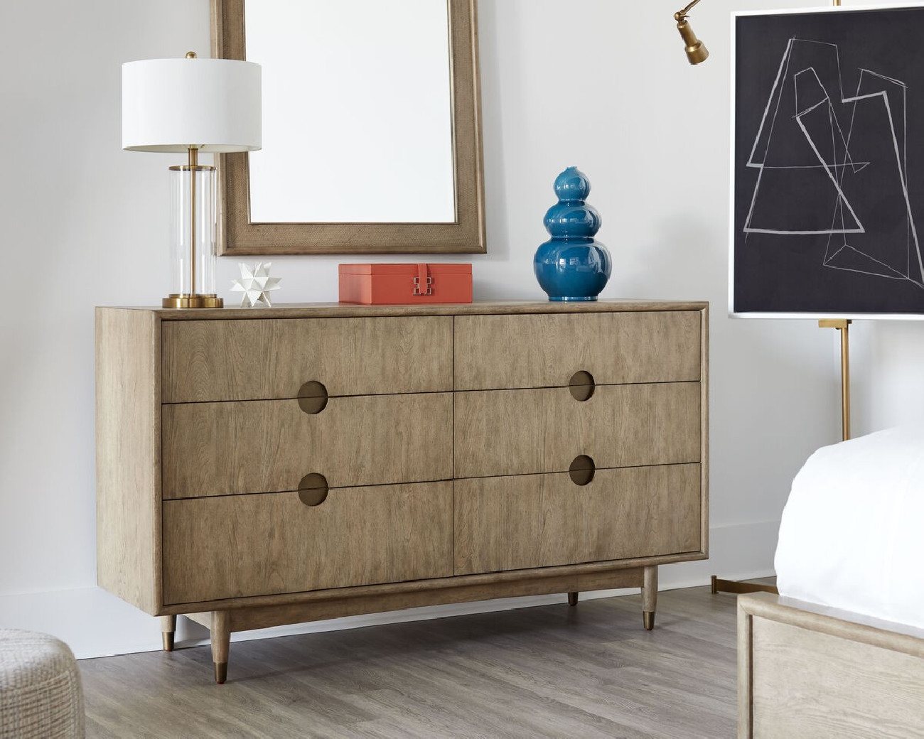 313135-2803 Finn Queen Upholstered Shelter Bed By A.R.T Furniture Collections