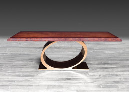 Onyx Luxury & Modern Dining Table | Rose Gold by Roberto Grassie
