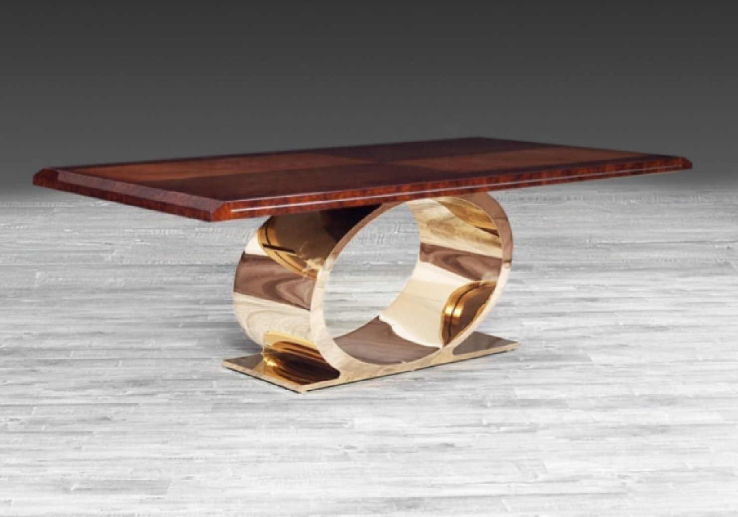 Onyx Luxury & Modern Dining Table | Rose Gold by Roberto Grassie