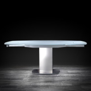 Roland Luxury & Modern Extendable Dining Table Matt Gray by Roberto Grassie