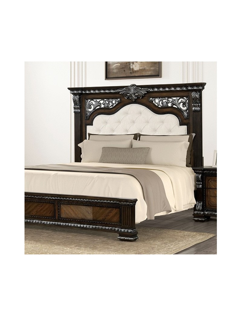 FM70002DB 5PC Queen Bedroom Set Traditional Style Promenade Collection by Furniture of America