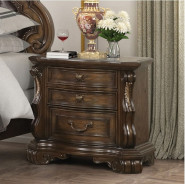 FM70003DB-W 5PC Queen Bedroom Set Traditional Style Dark Brown Leovanni Collection by Furniture of America