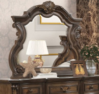 FM70003DB-W 5PC Queen Bedroom Set Traditional Style Dark Brown Leovanni Collection by Furniture of America