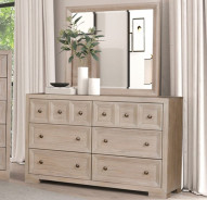 FM79021NT Queen Bedroom Set Modern Classic Style Tawny Finish Hatton Cross Collection by Furniture of America