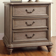CM7613 5PC Queen Bedroom Set Rustic Style Natural/Ivory Finish by Furniture of America