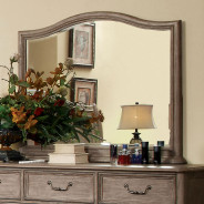 CM7613 5PC Queen Bedroom Set Rustic Style Natural/Ivory Finish by Furniture of America
