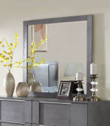 CM7475GY 5PC Queen Bedroom Set Contemporary Style Gray Finish  By Furniture Of America