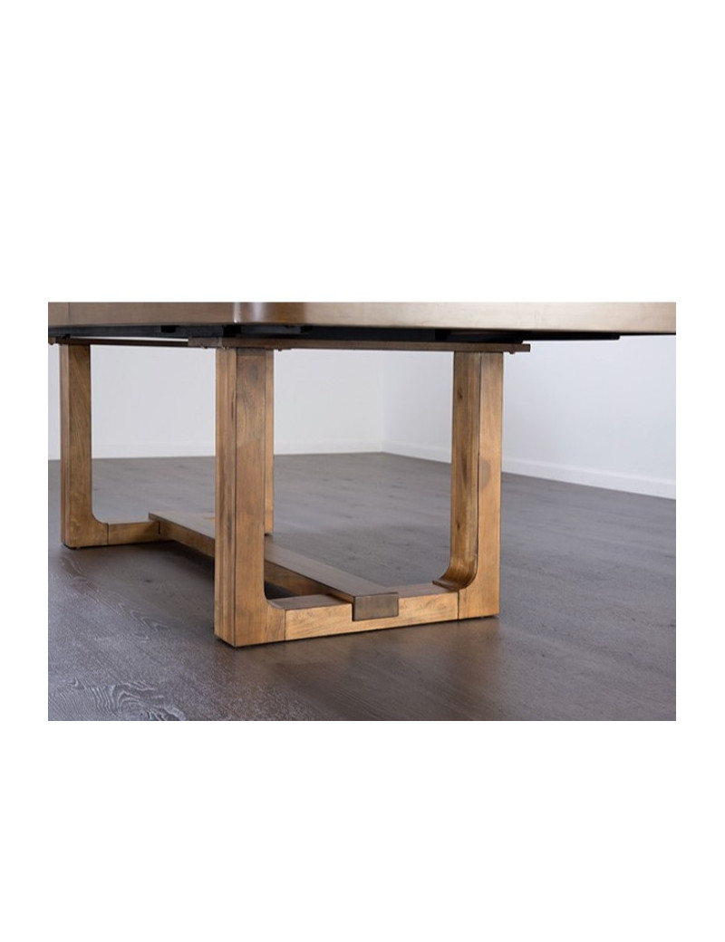 FM3421BR-T 7PC Dining Set Rectangular Table Transitional Style Mandal Collection By Furniture of America