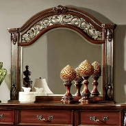 CM7588  5PC Queen Bedroom Traditional Style Brown Cherry . Flandreau Collection by Furniture of America