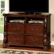 CM7588  5PC Queen Bedroom Traditional Style Brown Cherry . Flandreau Collection by Furniture of America