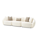 5 PC Sectional Set Le Montreaux Collection By Michael Amini. LFR-MTRX5PC-GNA-000