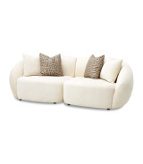 5 PC Sectional Set Le Montreaux Collection By Michael Amini. LFR-MTRX5PC-GNA-000