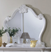 FM7635WH 5PC Queen Bedroom Set Traditional Style White Finish Ventresca Collection by Furniture of America