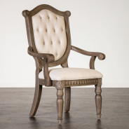 FM3418AK 7PC Dining set Rustic Style Weathered Oak Finish Seven Oaks Collection By Furniture of America