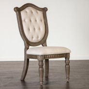 FM3418AK 7PC Dining set Rustic Style Weathered Oak Finish Seven Oaks Collection By Furniture of America