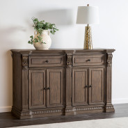 FM3418AK 7PC Dining set Rustic Style Weathered Oak Finish Seven Oaks Collection By Furniture of America