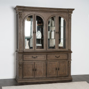 FM3418AK 7PC Dining set Rustic Style Weathered Oak Finish Seven Oaks Collection By Furniture of America