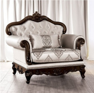 FM65002 2PC Sofa & Loveseat Traditional Style Dark Cherry/Beige Veracruz Collection By Furniture of America