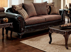 SM7635N Traditional Living Room Brown San Roque Collection By Furniture Of America