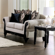 SM7304 Traditional Living Room Light Brown Molfetta Collection By Furniture Of America