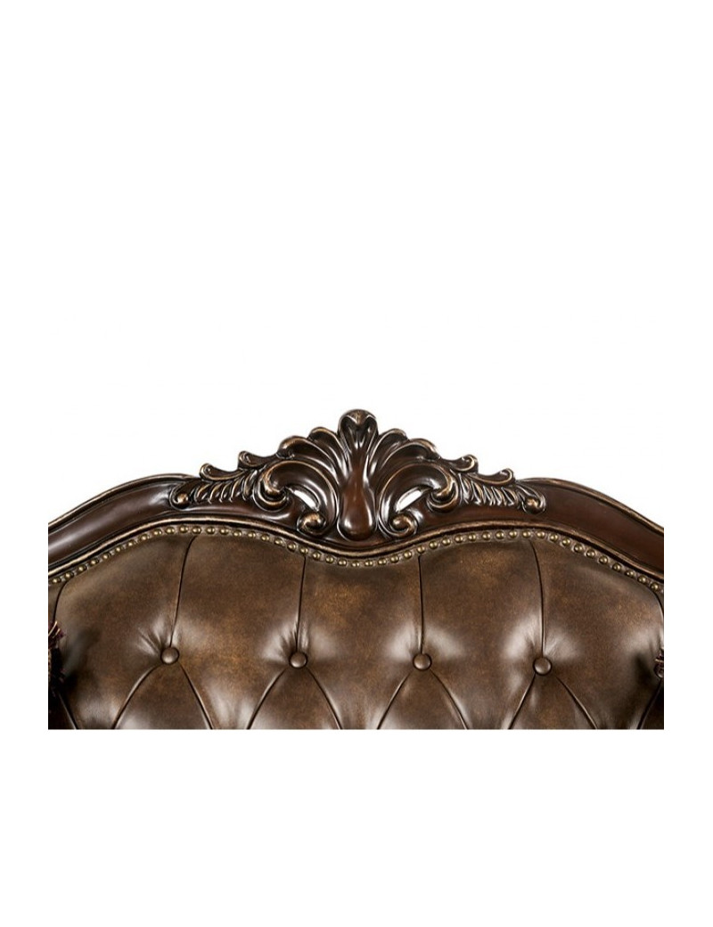 FM65003BR  Traditional Living Room Light Brown / Dark Cherry Brown Ensenada Collection by Furniture of America