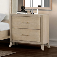 FM7424AK 5PC Queen Size Bedroom Set Transitional Style Natural Oak Finish Candra Collection by Furniture of America
