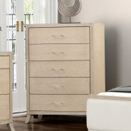 FM7424AK 5PC Queen Size Bedroom Set Transitional Style Natural Oak Finish Candra Collection by Furniture of America