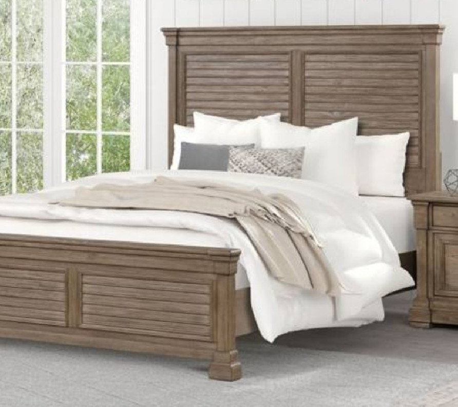 FM7701BR 5PC Queen Bedroom Set transitional Style Sheringham Collection By Furniture Of America