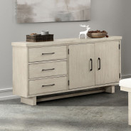 FM3410NT 6PC Dining Set Modern Framhouse Natural Finish By Furniture of America