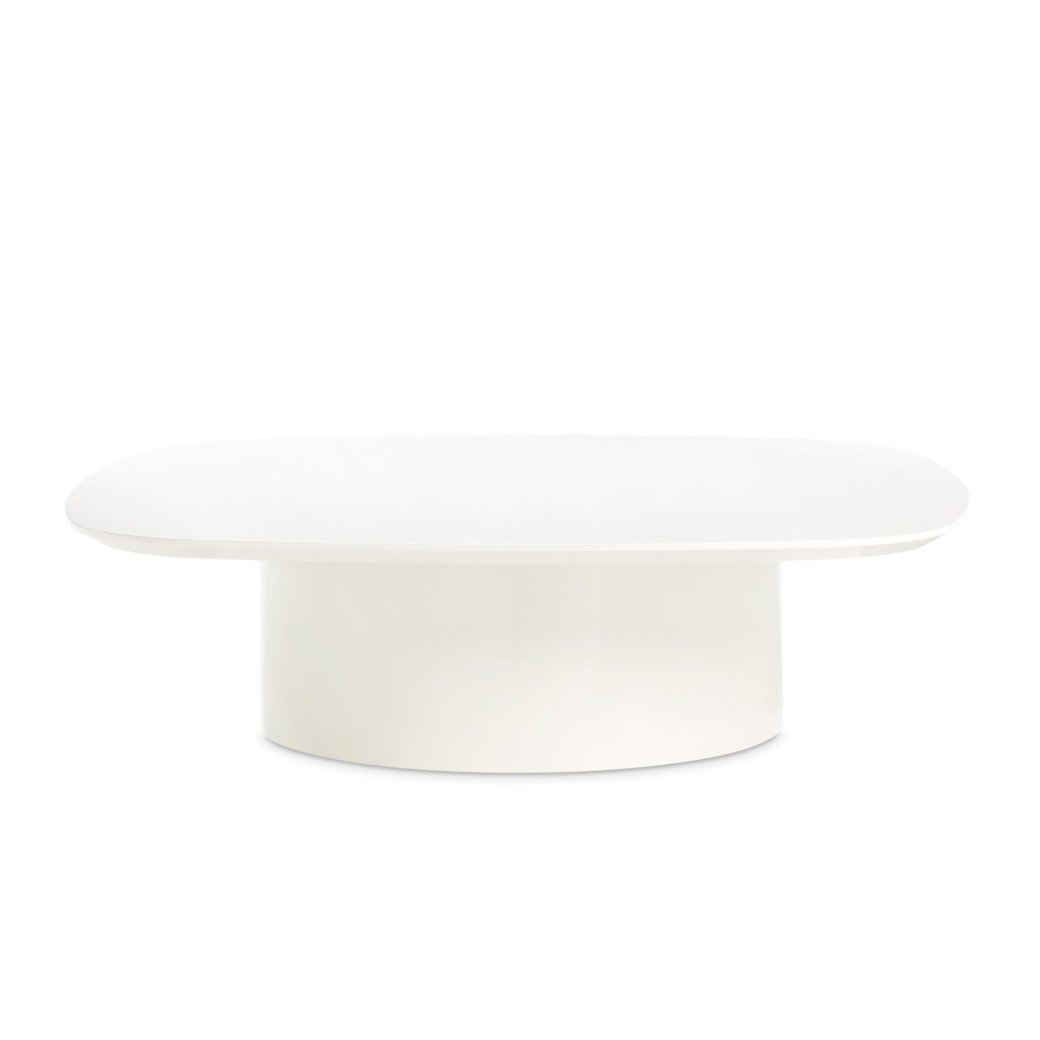 Cocktail Table Cloud White Le Montreaux Collection by Michael Amini LFR-MTRX201-108