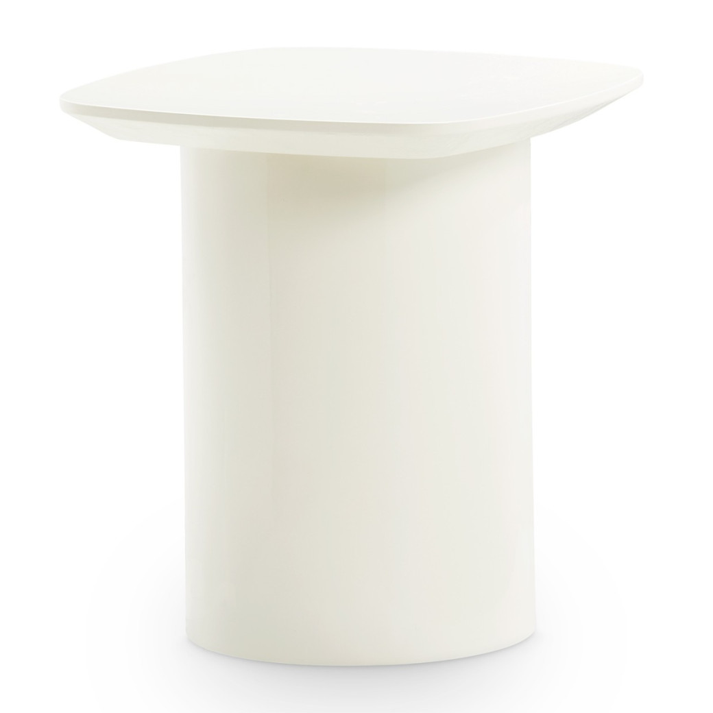 Accent Table Cloud White Le Montreaux Collection By Michael Amini  LFR-MTRX222-108