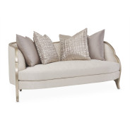 Loveseat Malibu Malibu Crest Chardonnay Finish Collection by Michael Amini. N9007825-CLDWH-822
