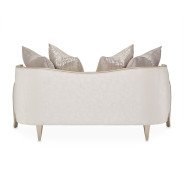 Loveseat Malibu Malibu Crest Chardonnay Finish Collection by Michael Amini. N9007825-CLDWH-822