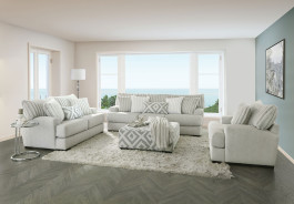 SM5177 Transitional Style Sofa & Loveseat Gray color Hermilly Collection By Furniture of America